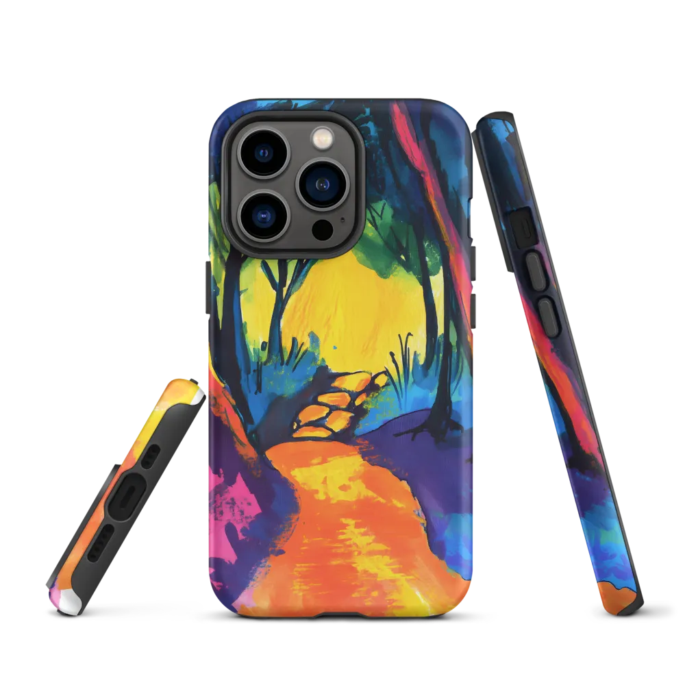 Path Through a Vibrant Forest