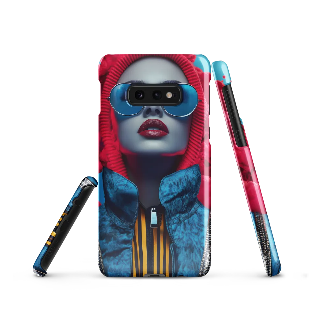 Bold Elegance in Digital Fashion | Phone Case |  S10e | Snap Case | Glossy