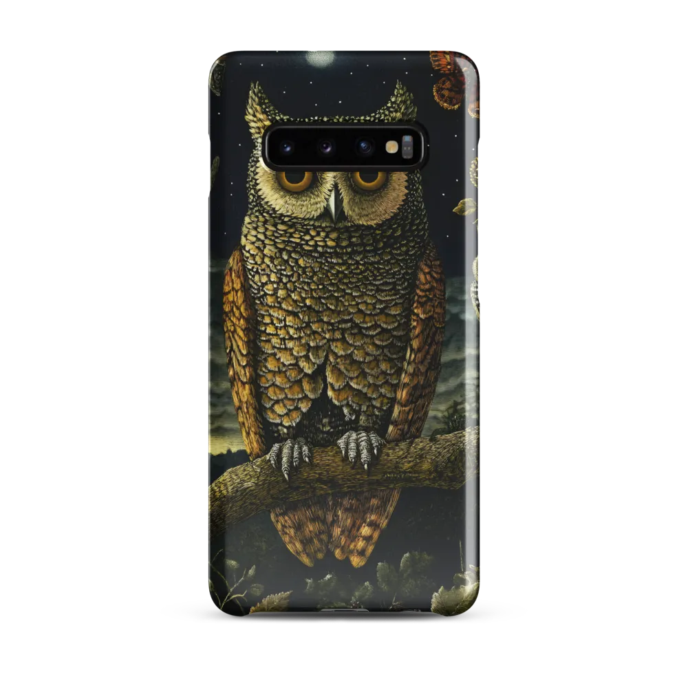 Mystical Night: The Guardian Owl | Phone Case |  S10 Plus | Snap Case | Glossy