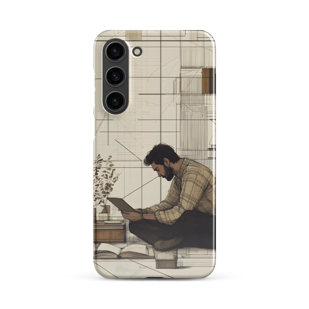 Quiet Reflections in Line | Phone Case |  S23 Plus | Snap Case | Glossy