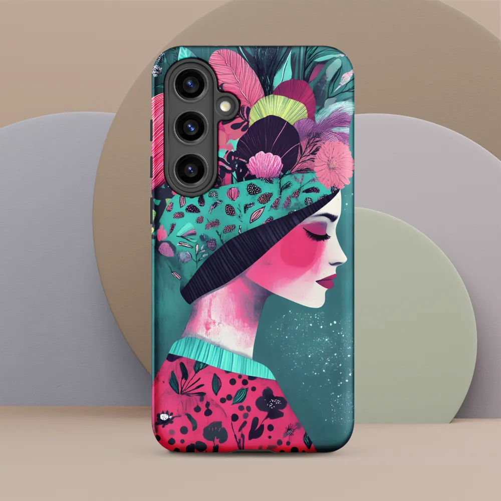Whimsical Floral Portrait