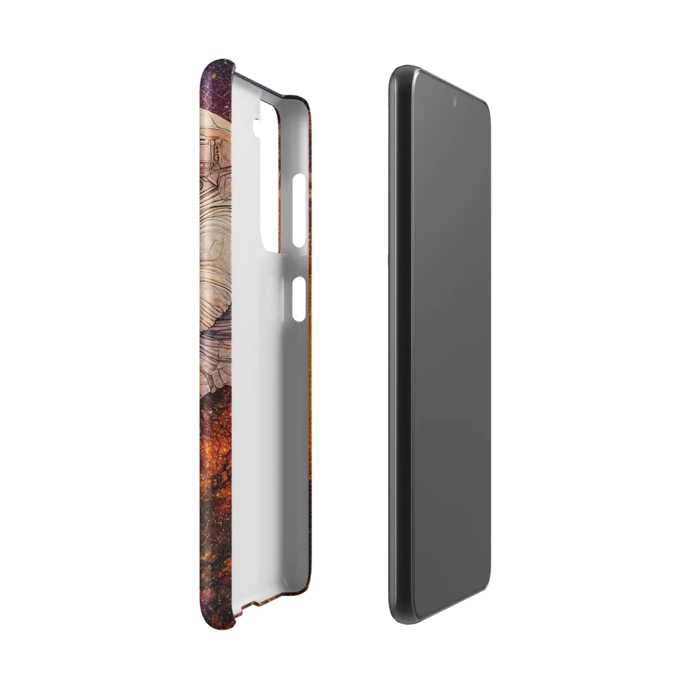 Cosmic Contemplation | Phone Case |  S21 | Snap Case | Matte