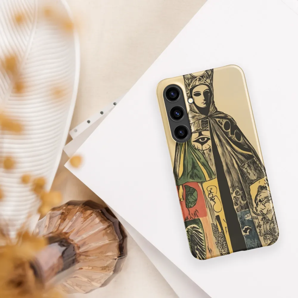 Mystical Cloak of Symbols | Phone Case |  S24 Plus | Snap Case | Matte