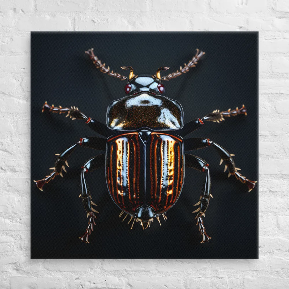 Luminous Insect Majesty | Canvas | 37″×37″