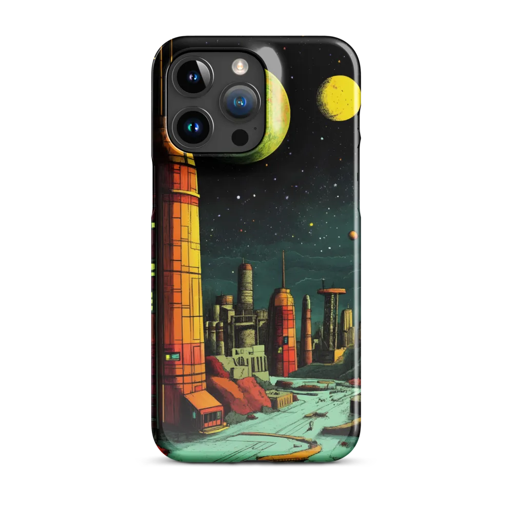Cosmic Cityscape | Phone Case |  15 Pro Max | Snap Case | Glossy