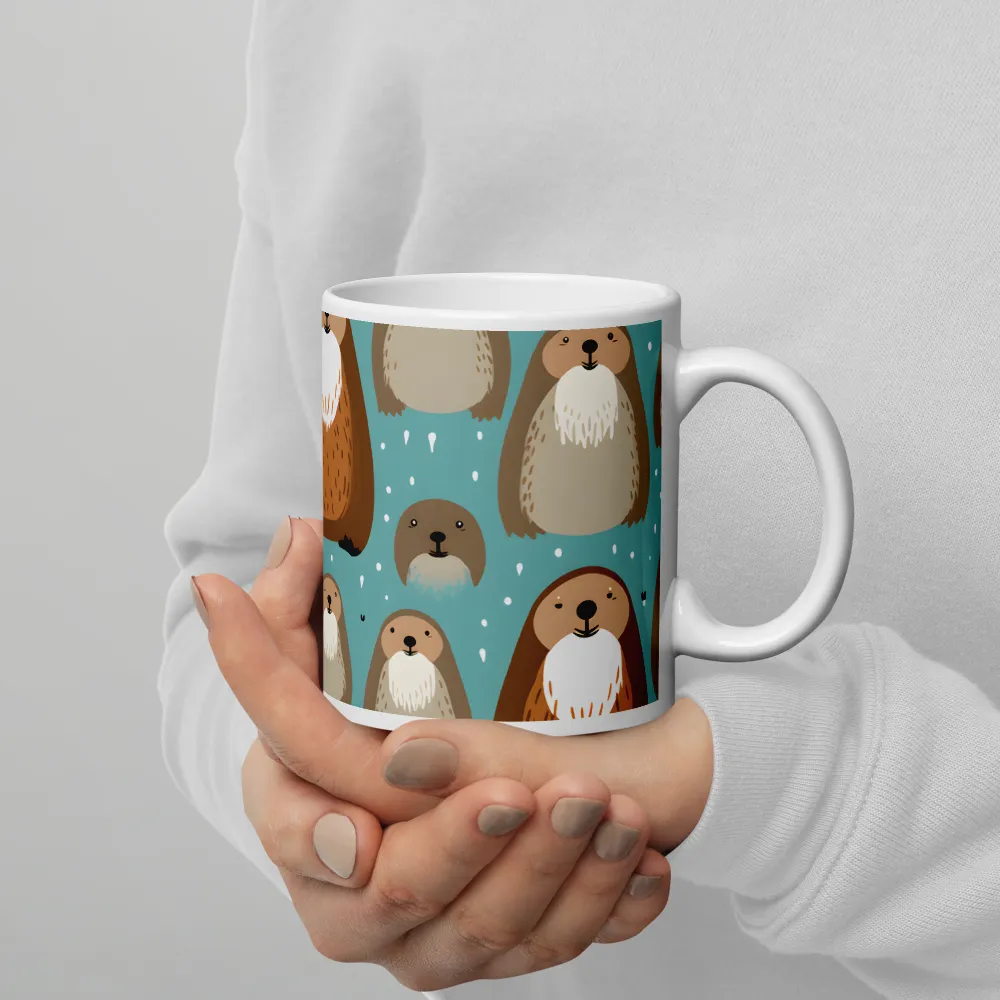 Whimsical Waters: A Celebration of Otters and Seals | Mugs | Multiple Sizes & Colors