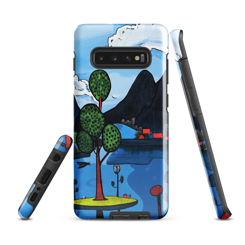 Whimsical Landscapes: A Play of Colors | Phone Case |  S10 Plus | Tough Case | Glossy