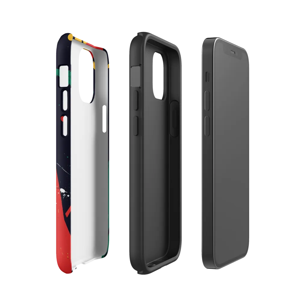 Dynamic Geometries | Phone Case |  12 mini | Tough Case | Matte