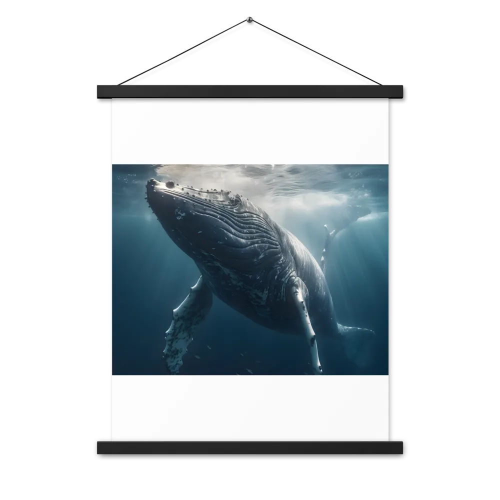 Graced by the Depths | Poster With Black Wood Hanger | 18″×24″