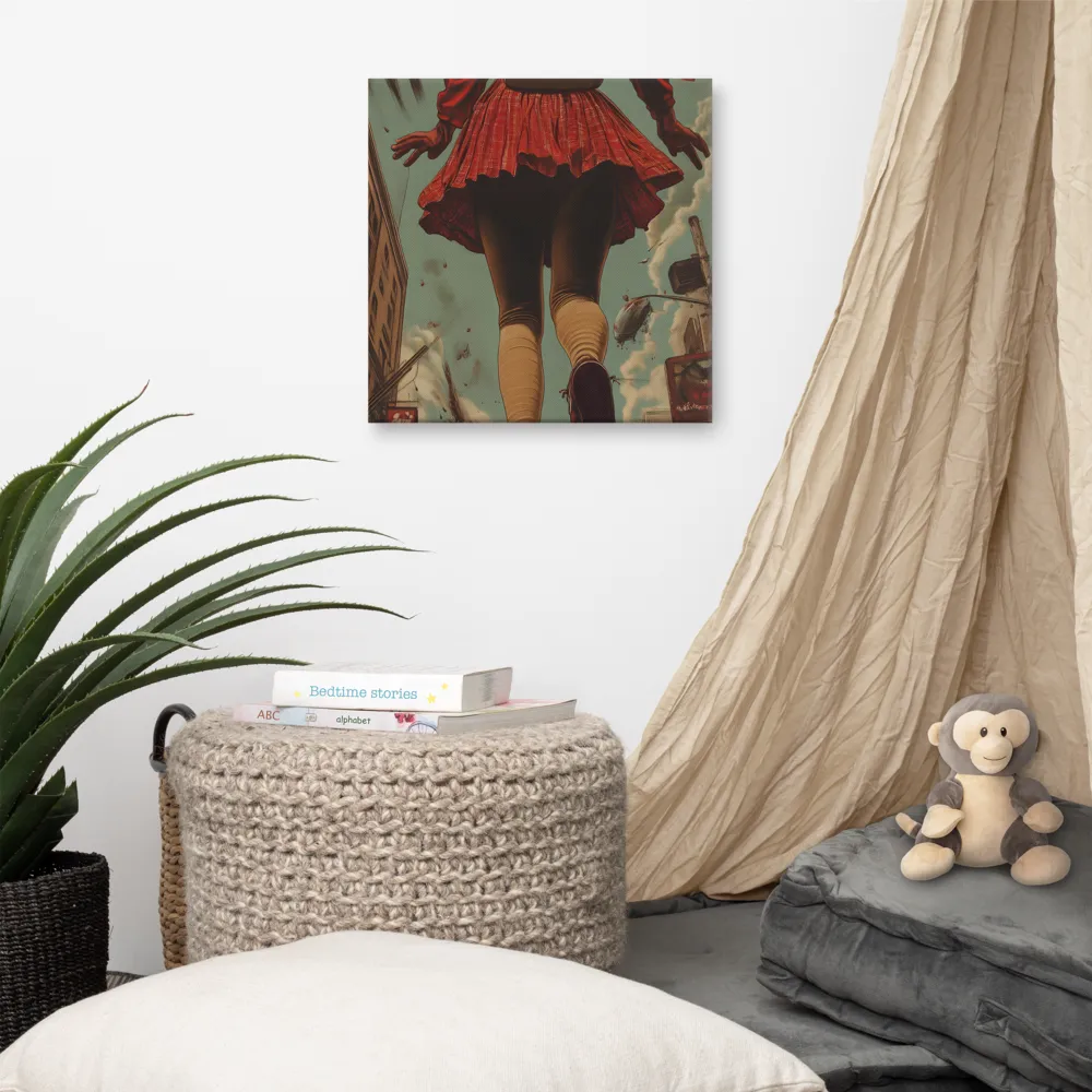 Flight of the Urban Dreamer | Canvas | 16″×16″
