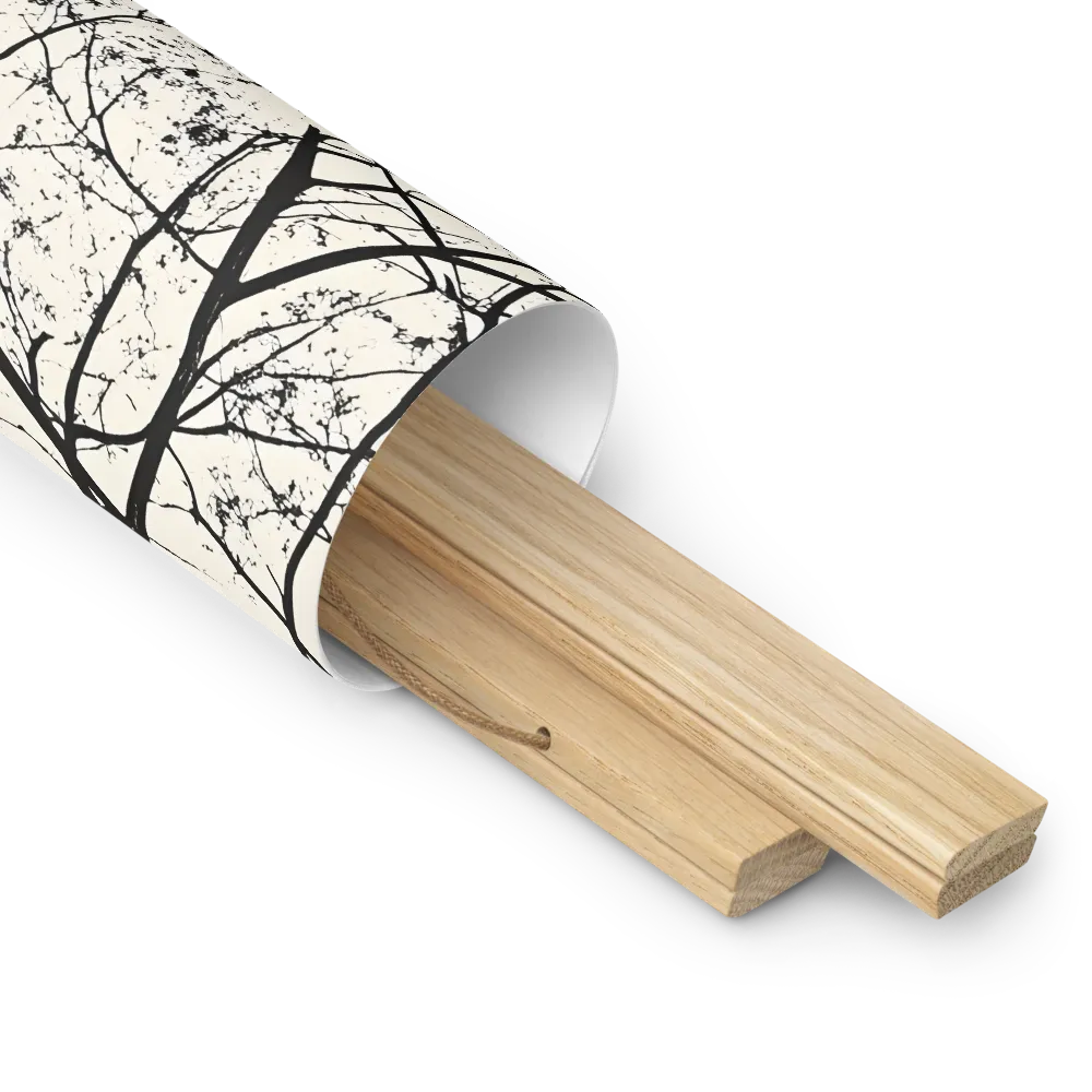 Whispers of Solitude | Poster With Oak Wood Hanger | 16″×16″
