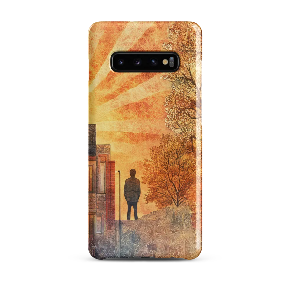 Golden Moments of Reflection | Phone Case |  S10 Plus | Snap Case | Glossy