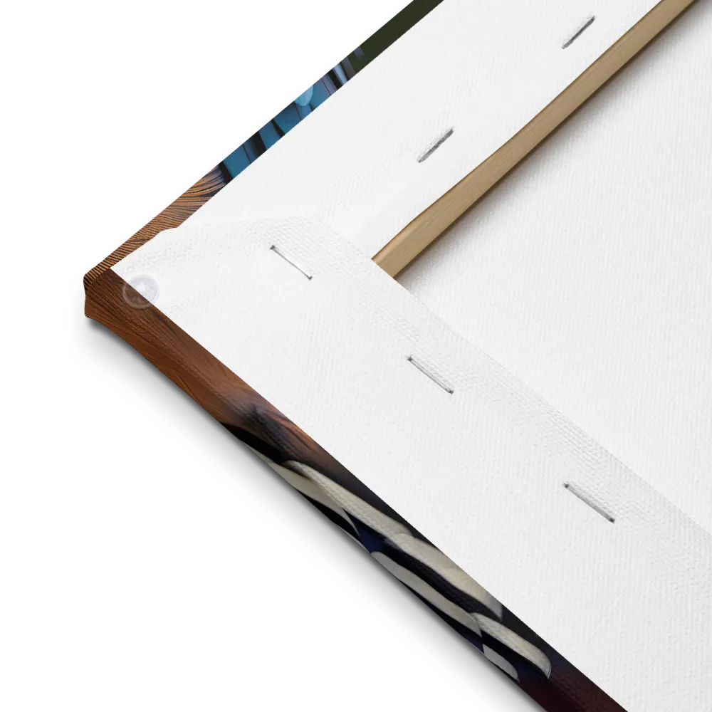 The Majestic Mandarin | Thin Canvas | 12″×16″
