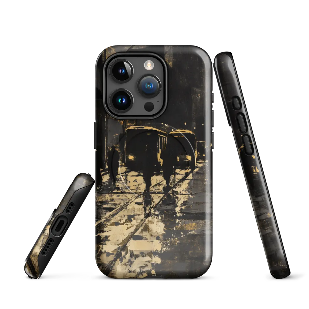 Urban Symphony in Shadows | Phone Case |  15 Pro | MagSafe® Tough Case | Glossy