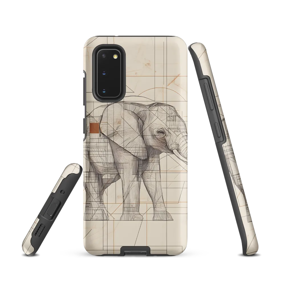 Geometric Elegance: The Steel Elephant