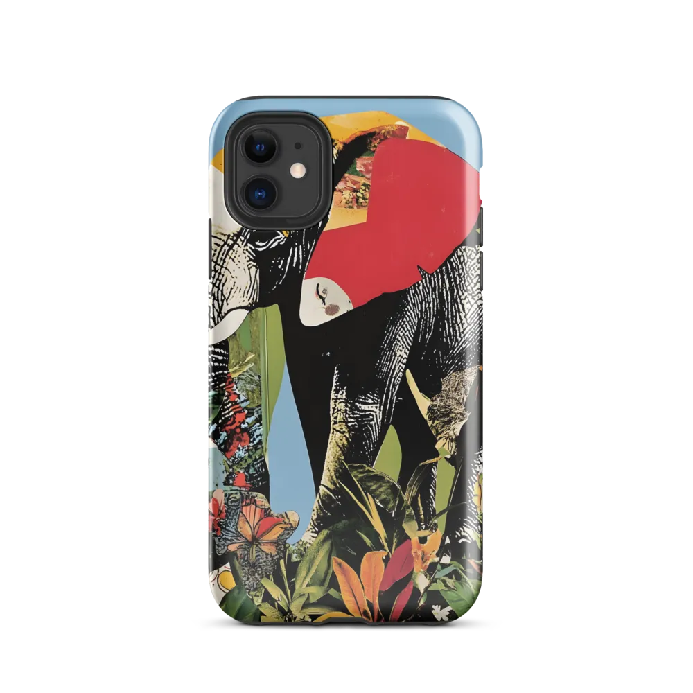 Harmony of Nature: The Elephant's Embrace | Phone Case |  11 | Tough Case | Glossy