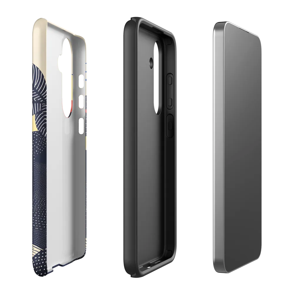 Tranquil Sunset in Modern Minimalism | Phone Case |  S24 Plus | Tough Case | Matte