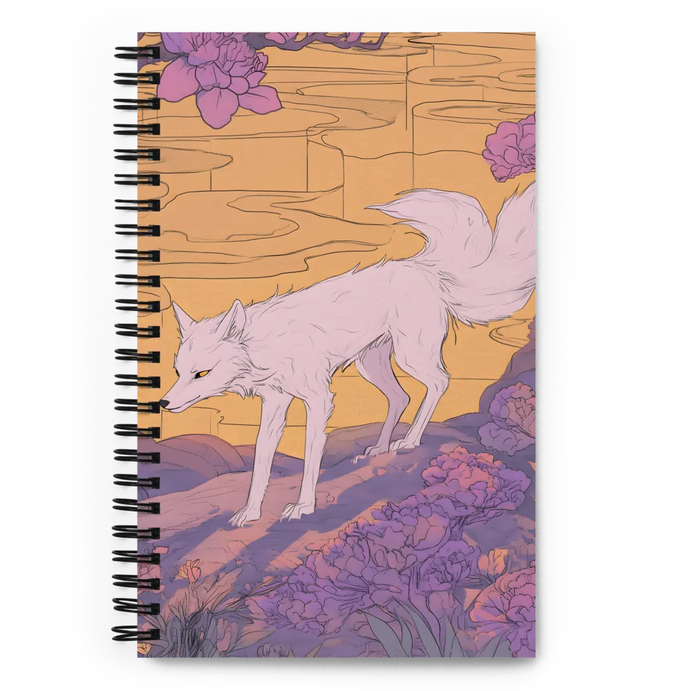 Whispers of the Violet Dawn | Spiral Notebook