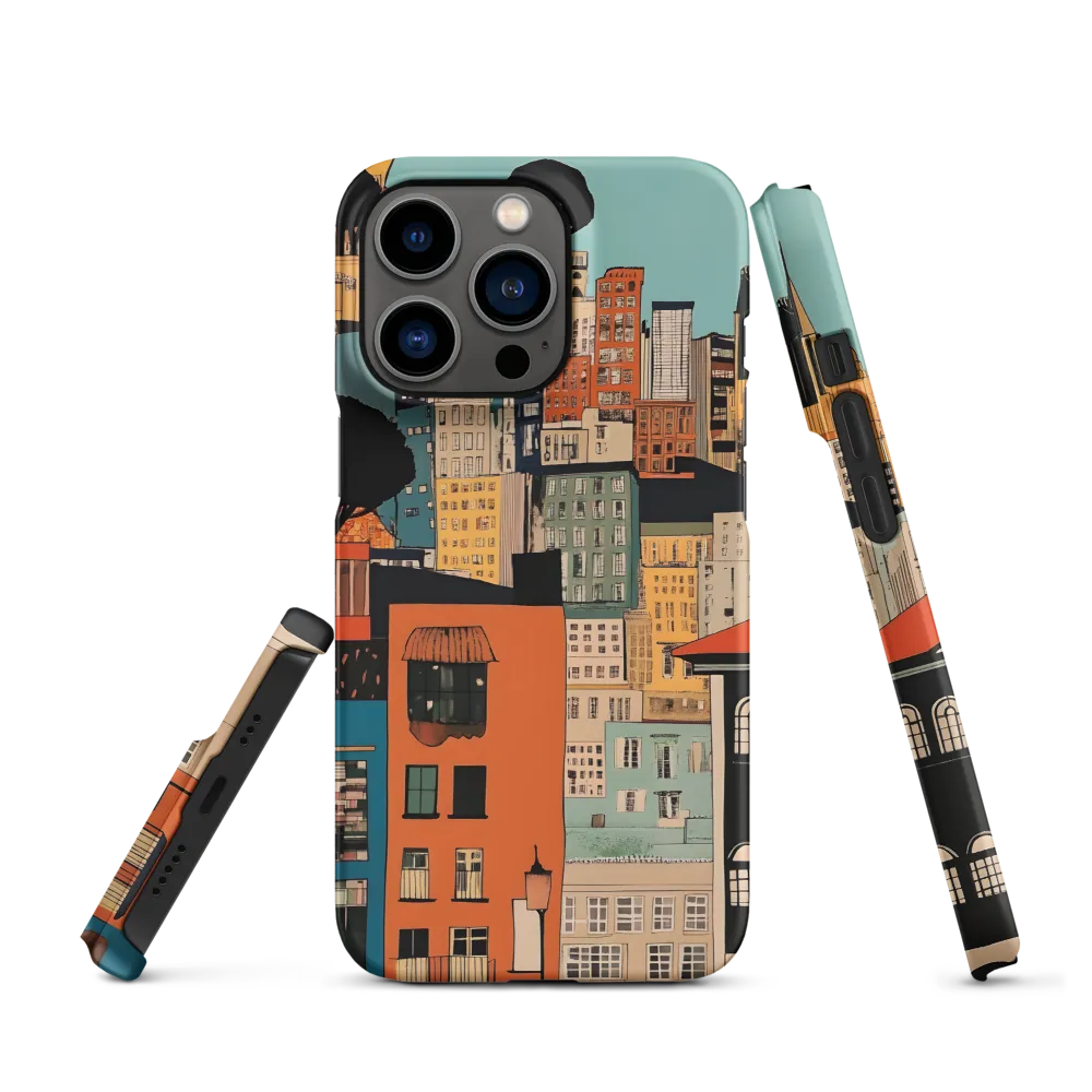 Urban Fusion: A Colorful Cityscape