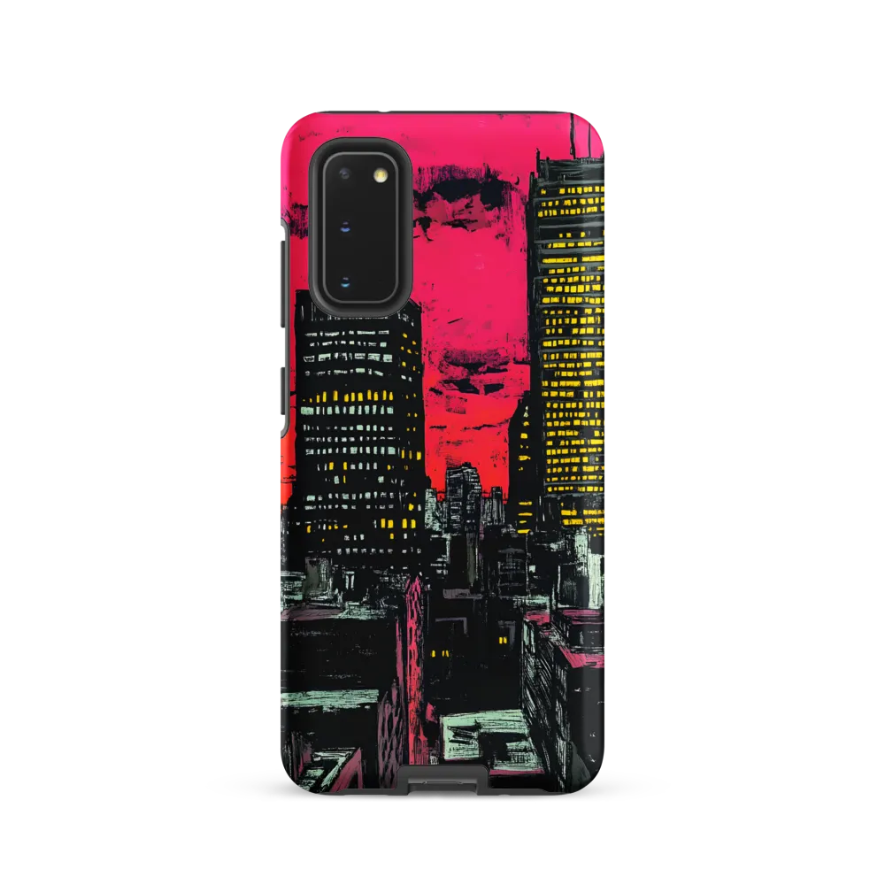 Urban Pulse at Dusk | Phone Case |  S20 | Tough Case | Matte