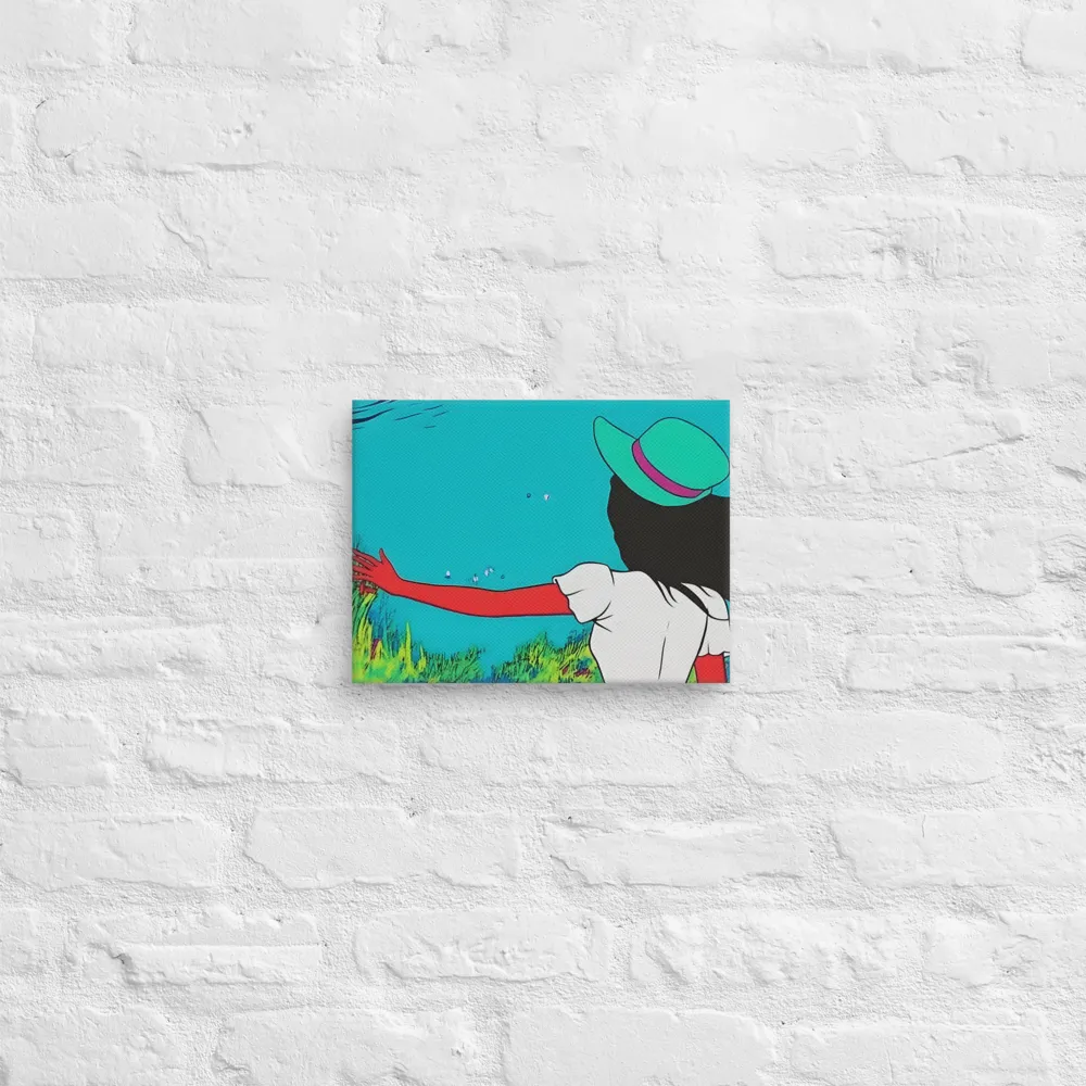 Whimsical Encounter | Canvas | 9″×12″