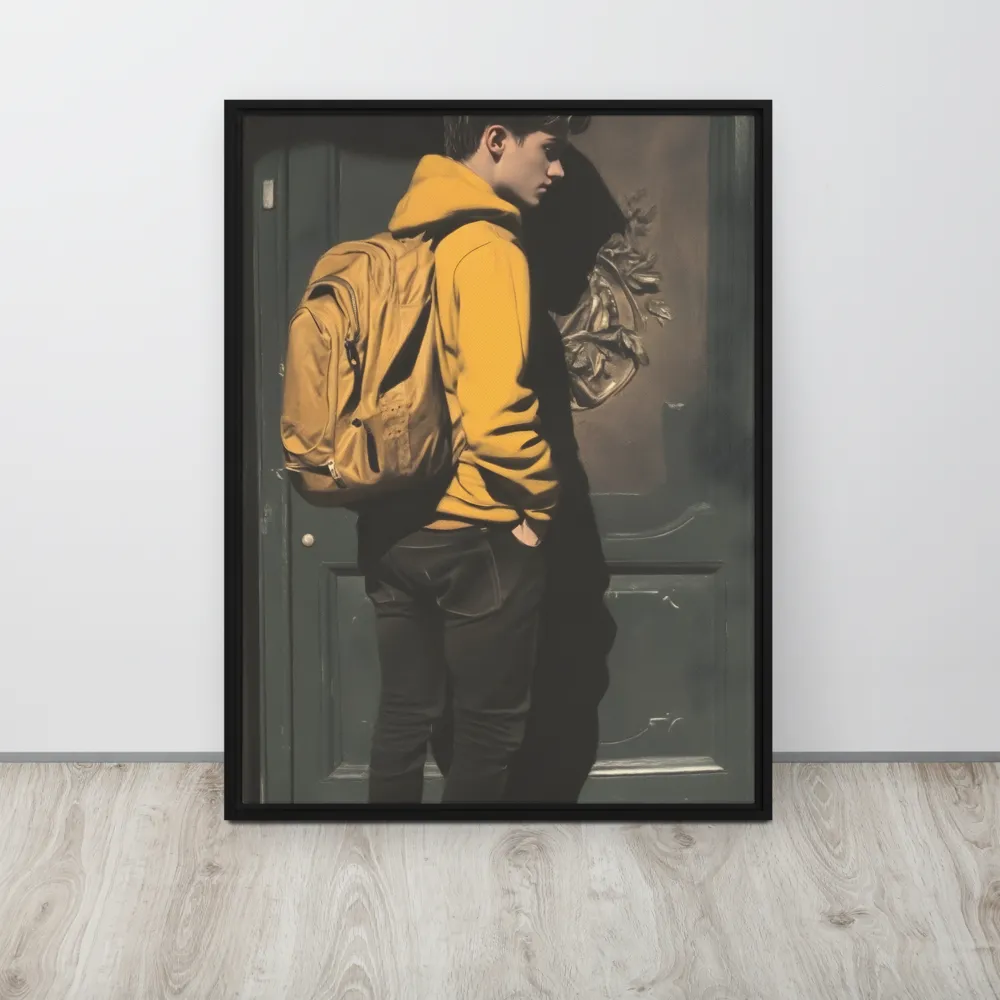 Silent Reflection | Canvas with Black Frame | 24″×32″