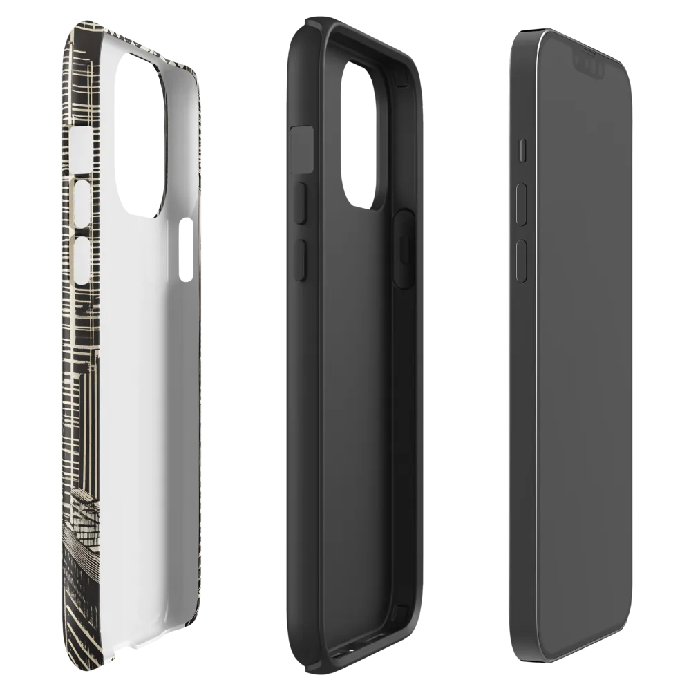 Urban Dreams: A Surreal Cityscape | Phone Case |  13 Pro Max | Tough Case | Glossy