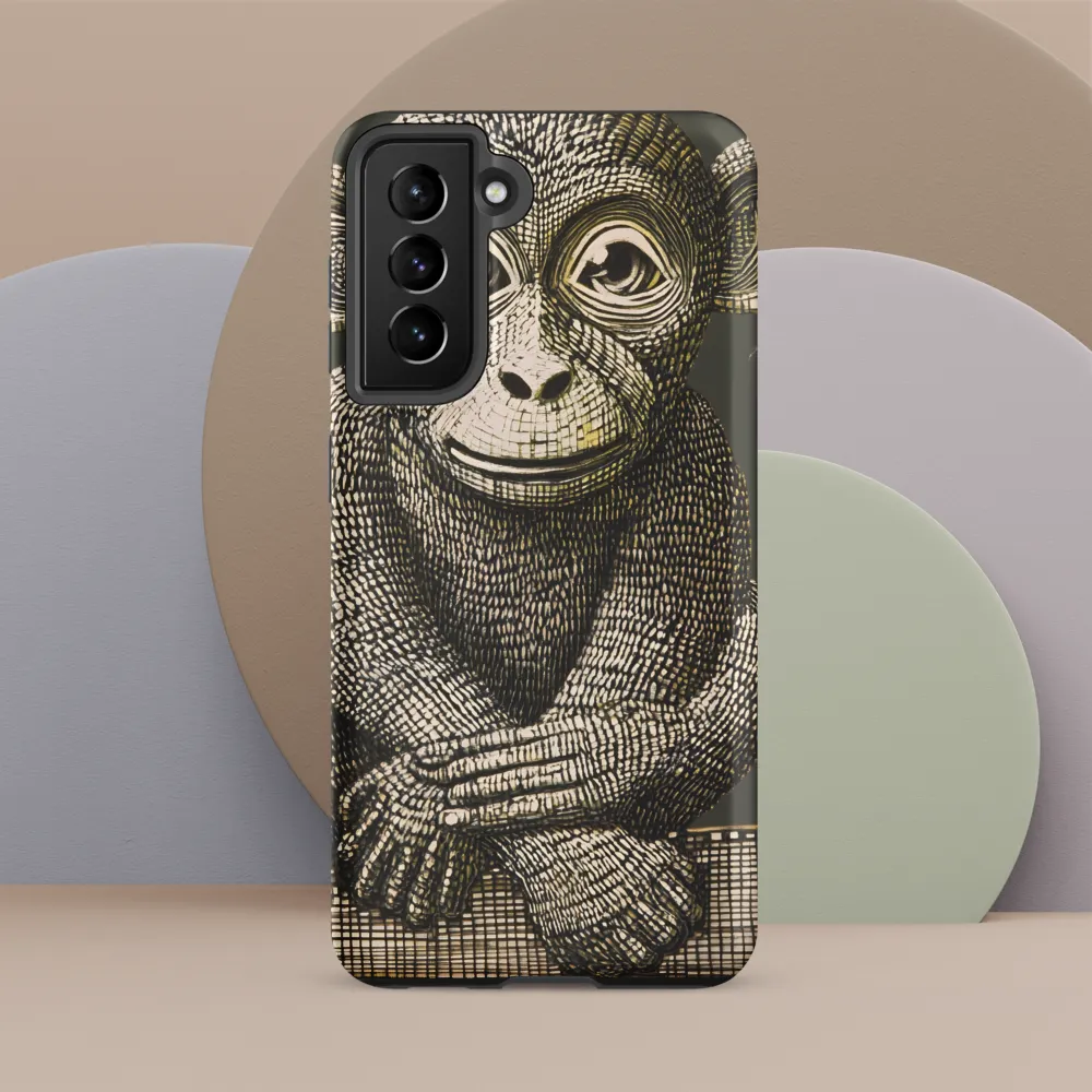 Intricate Primate Portrait