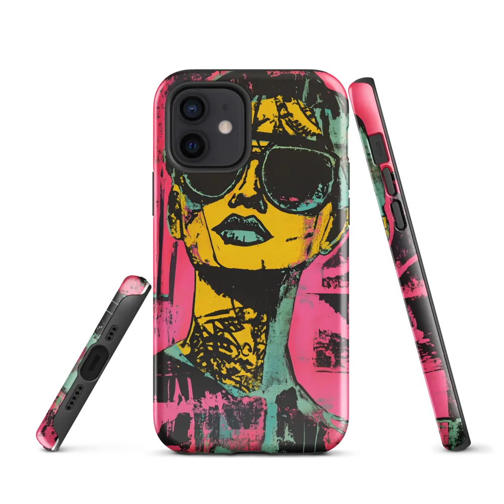 Confident Portrait in Neon Colors