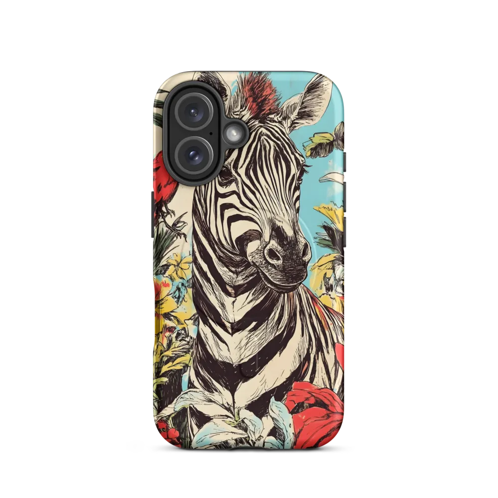 Zebra in Tropical Reverie