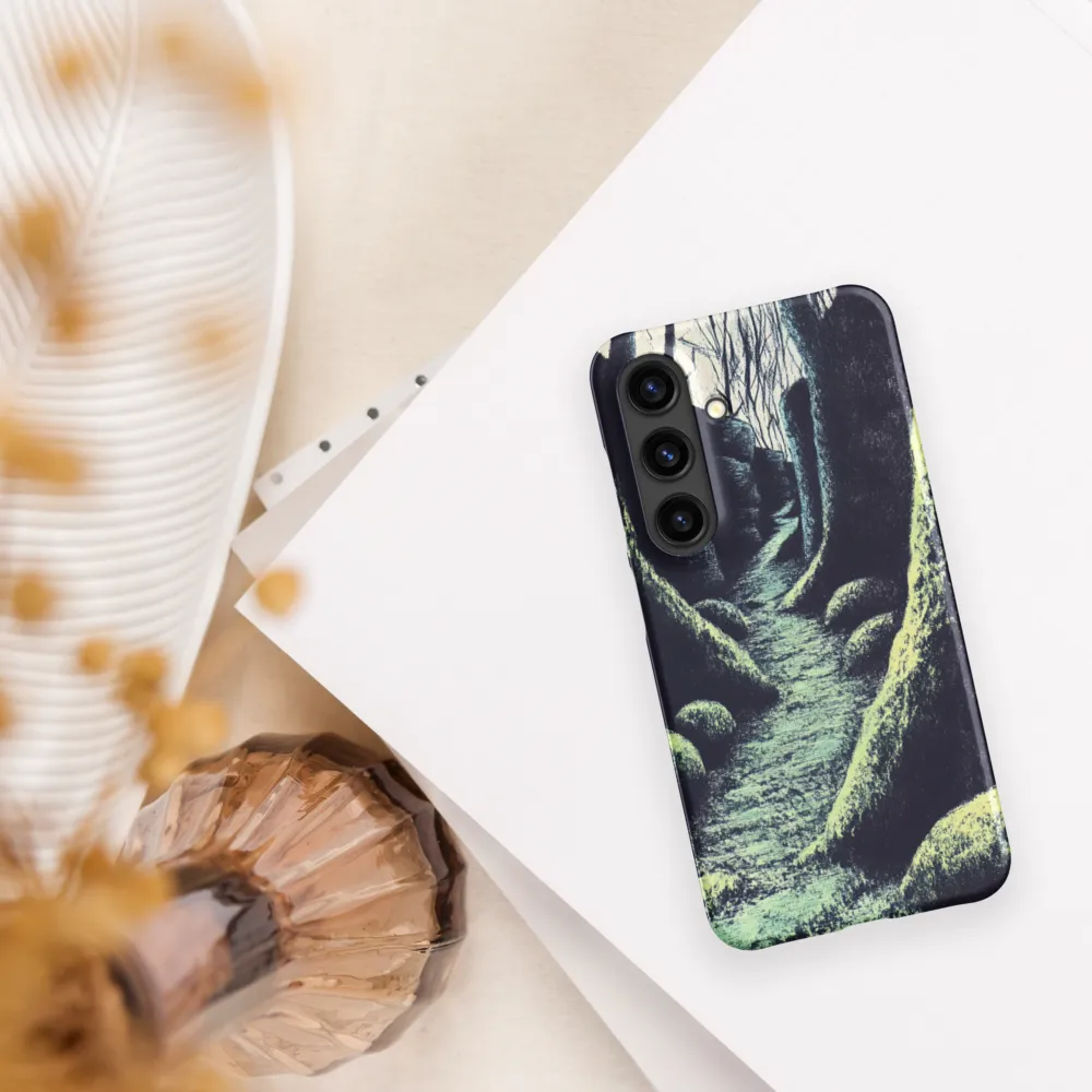 Whispers of the Tranquil Pathway | Phone Case |  S24 | Snap Case | Matte