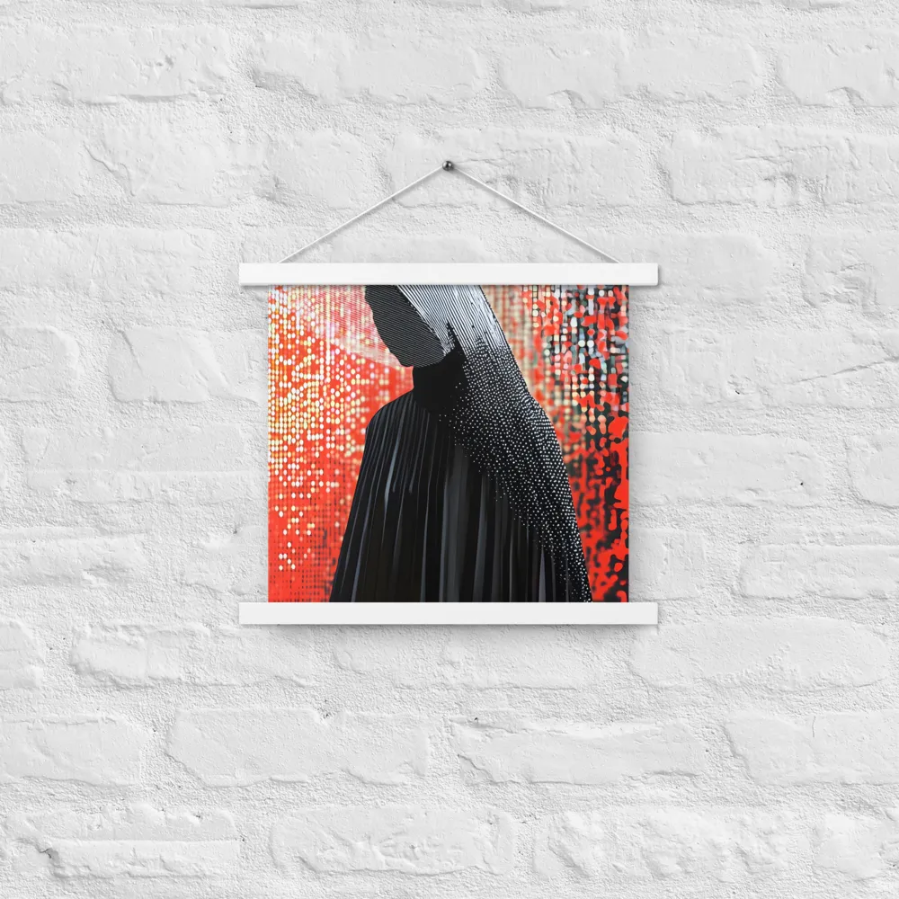 Veil of Modernity | Poster With White Wood Hanger | 14″×14″