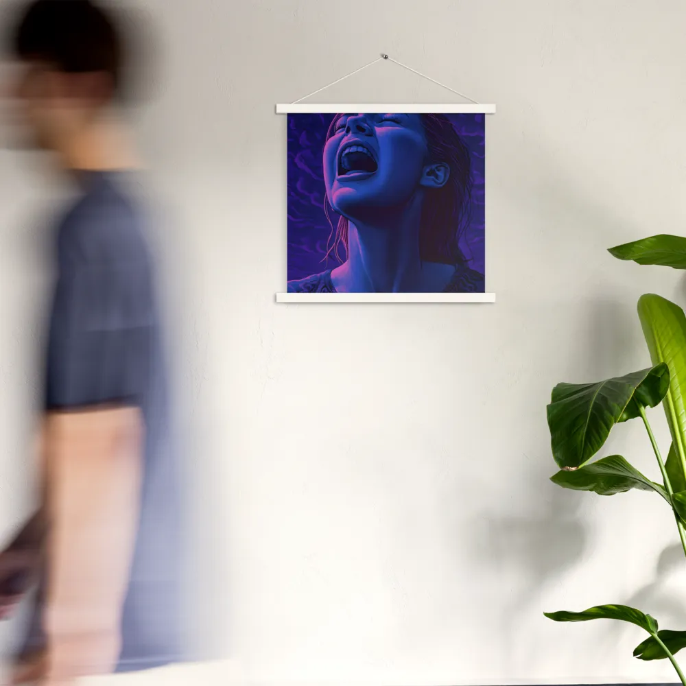Echoes of Anguish | Poster With White Wood Hanger | 18″×18″