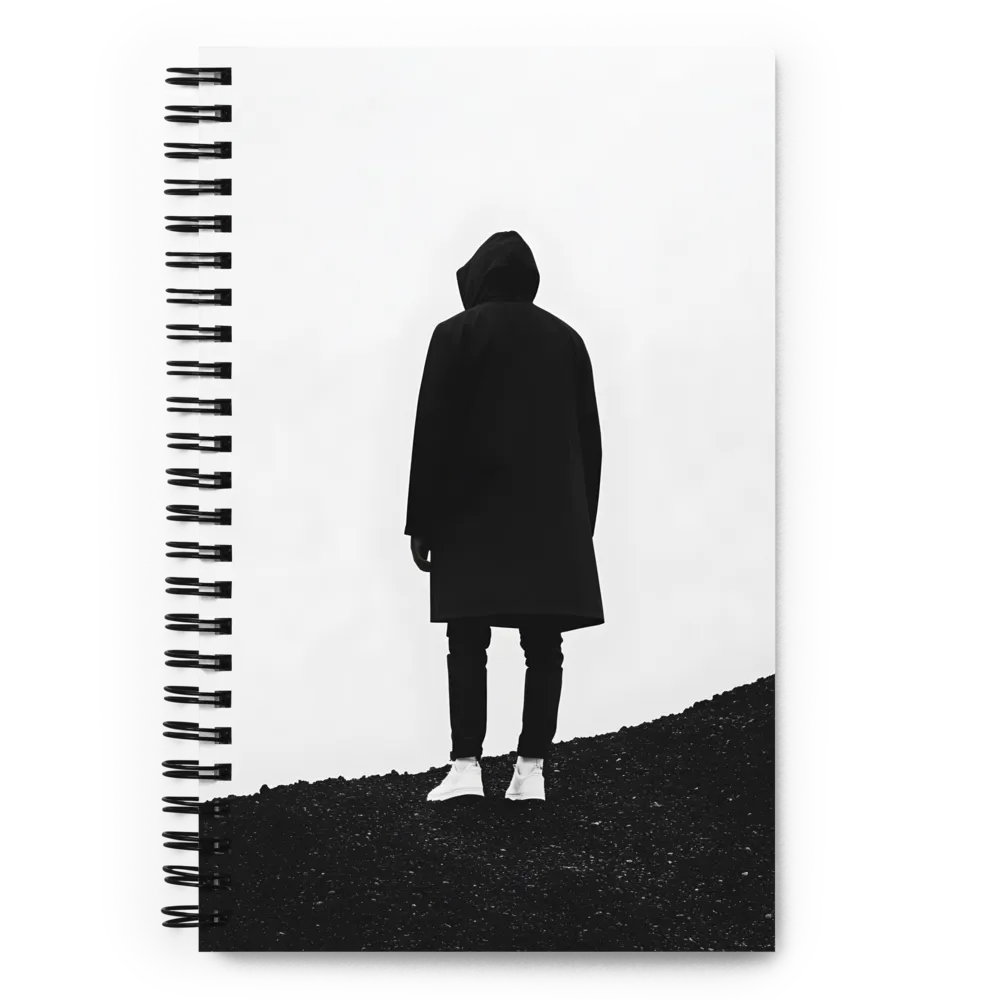 Solitude in Monochrome | Spiral Notebook