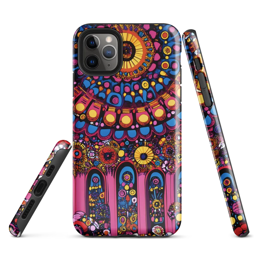 Whimsical Mandala Symphony | Phone Case |  11 Pro Max | Tough Case | Glossy