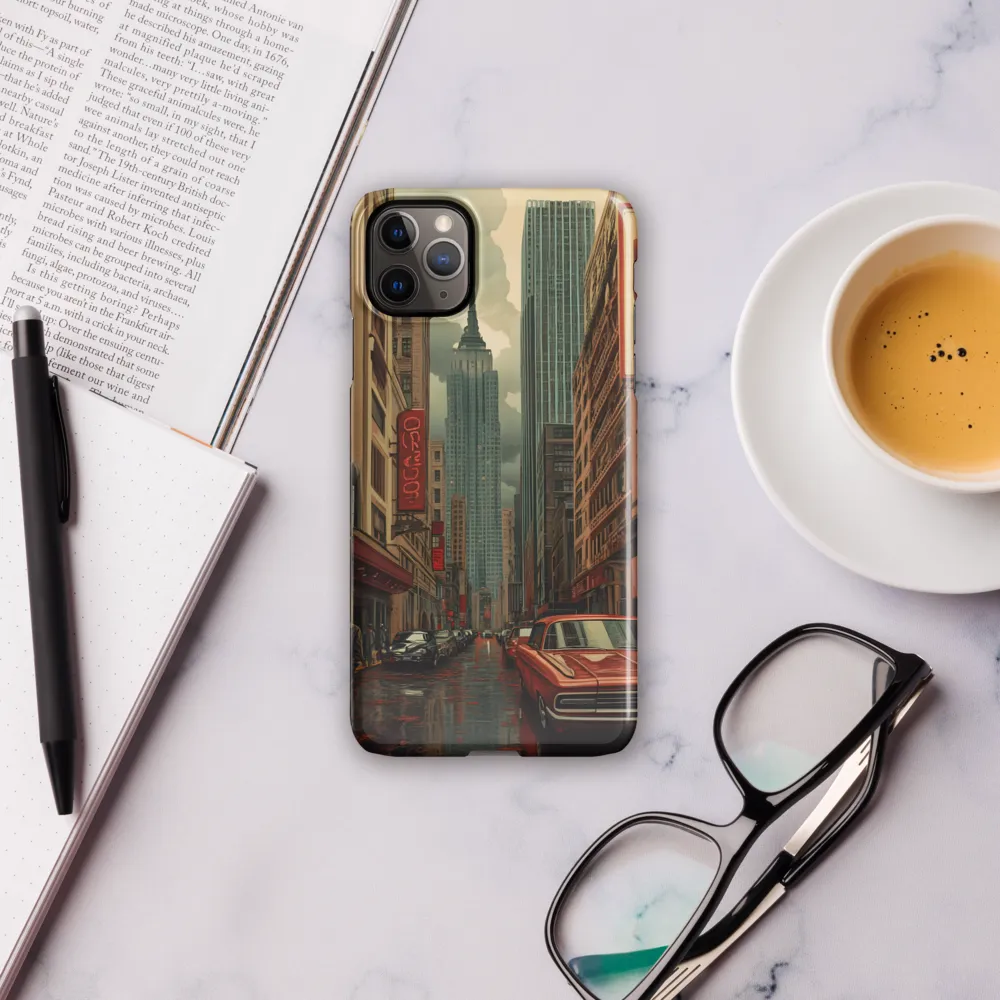 Nostalgic Cityscape: Reflections of a Forgotten Era | Phone Case |  11 Pro Max | Snap Case | Glossy