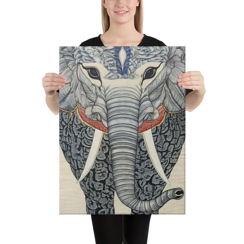 Majesty of the Elephant | Canvas | 18″×24″