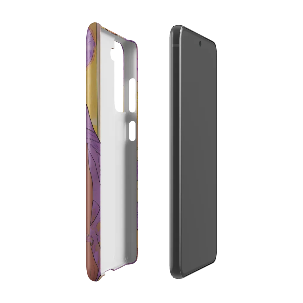 Elegance in Floral Harmony | Phone Case |  S21 FE | Snap Case | Matte