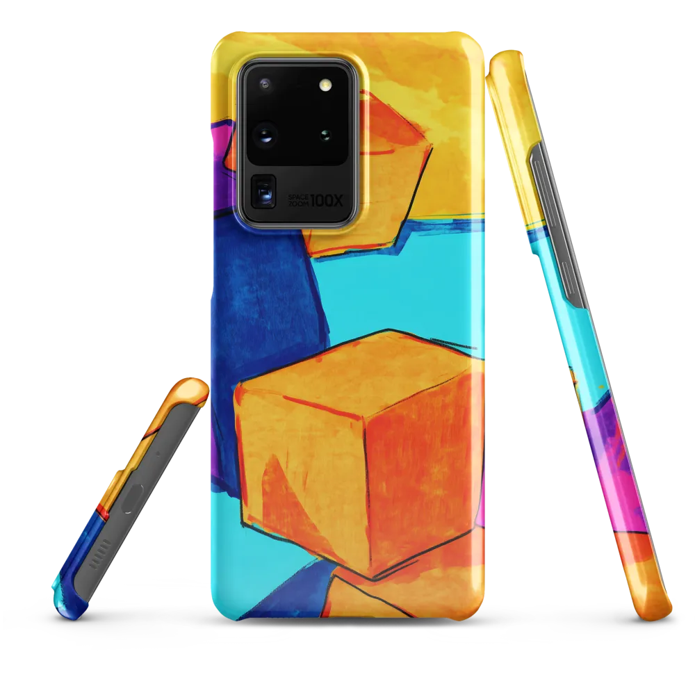 Playful Cubes in Vibrant Harmony | Phone Case |  S20 Ultra | Snap Case | Glossy