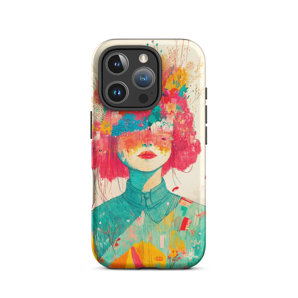 Whimsical Floral Portrait