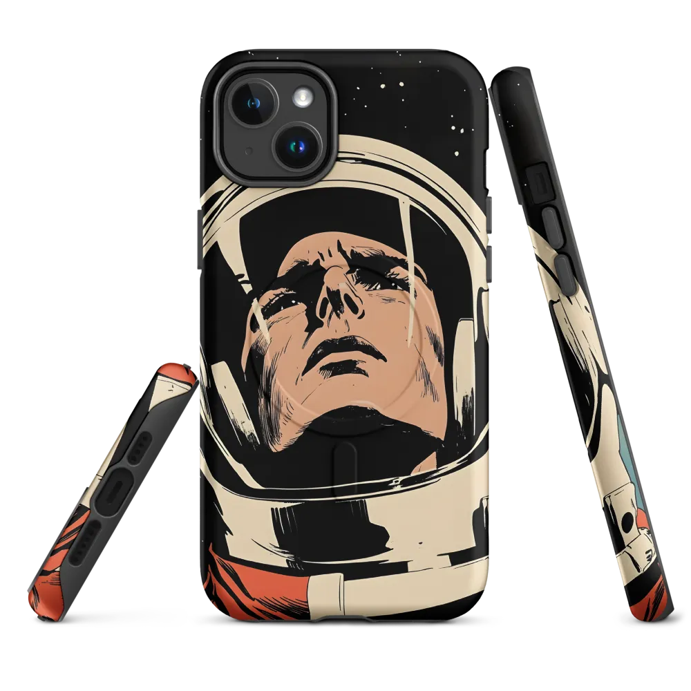 Gaze of the Astronaut | Phone Case |  14 Plus | MagSafe® Tough Case | Matte