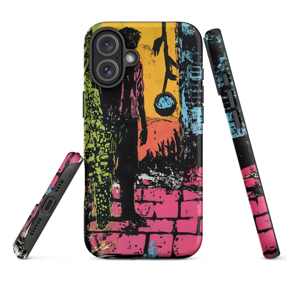 Urban Solitude: A Graffiti Journey | Phone Case |  16 Plus | Tough Case | Matte