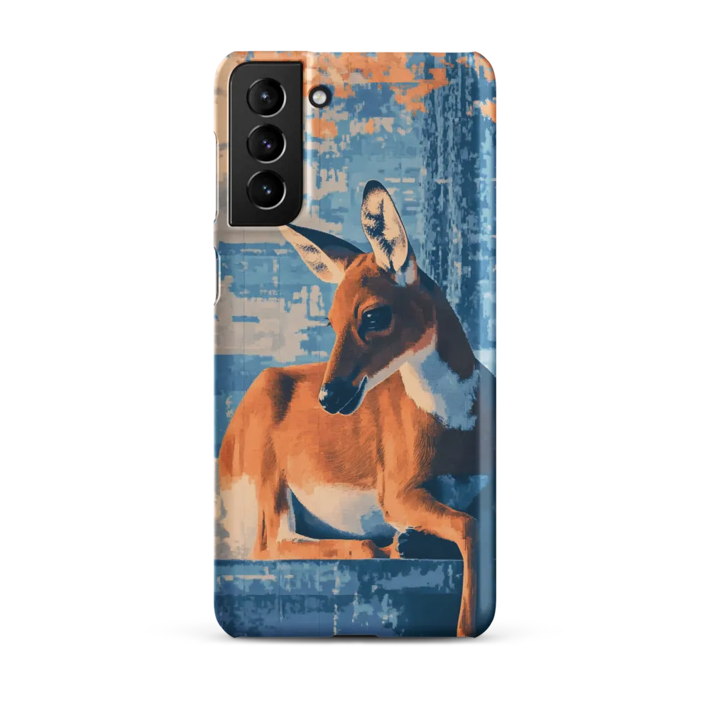 Serenity in Color: The Reclining Deer | Phone Case |  S21 Plus | Snap Case | Matte