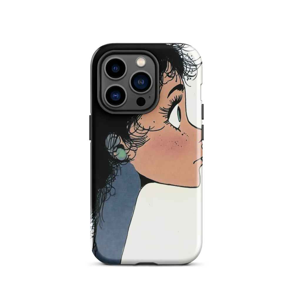 Whispers of Contemplation | Phone Case |  14 Pro | Tough Case | Glossy