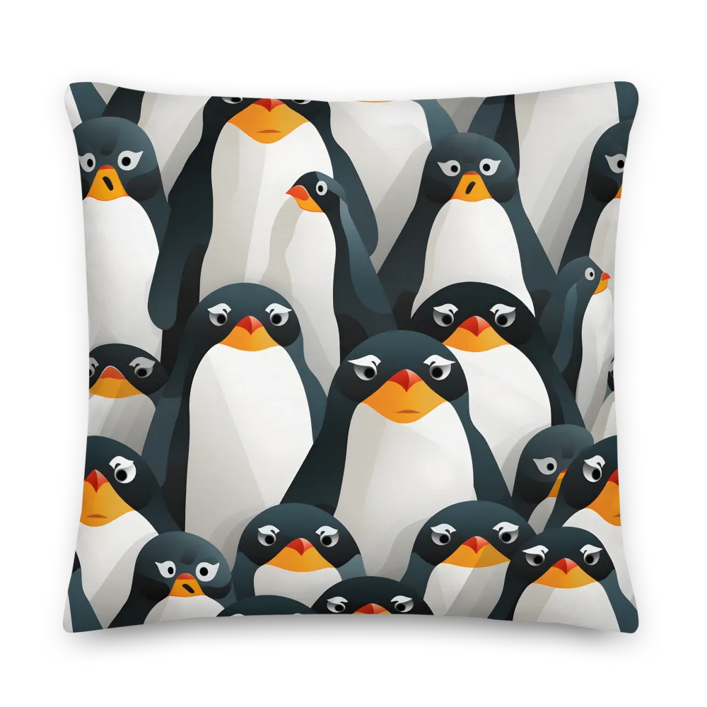 Penguin Parade | Pillow & Pillow Case | Multiple Sizes