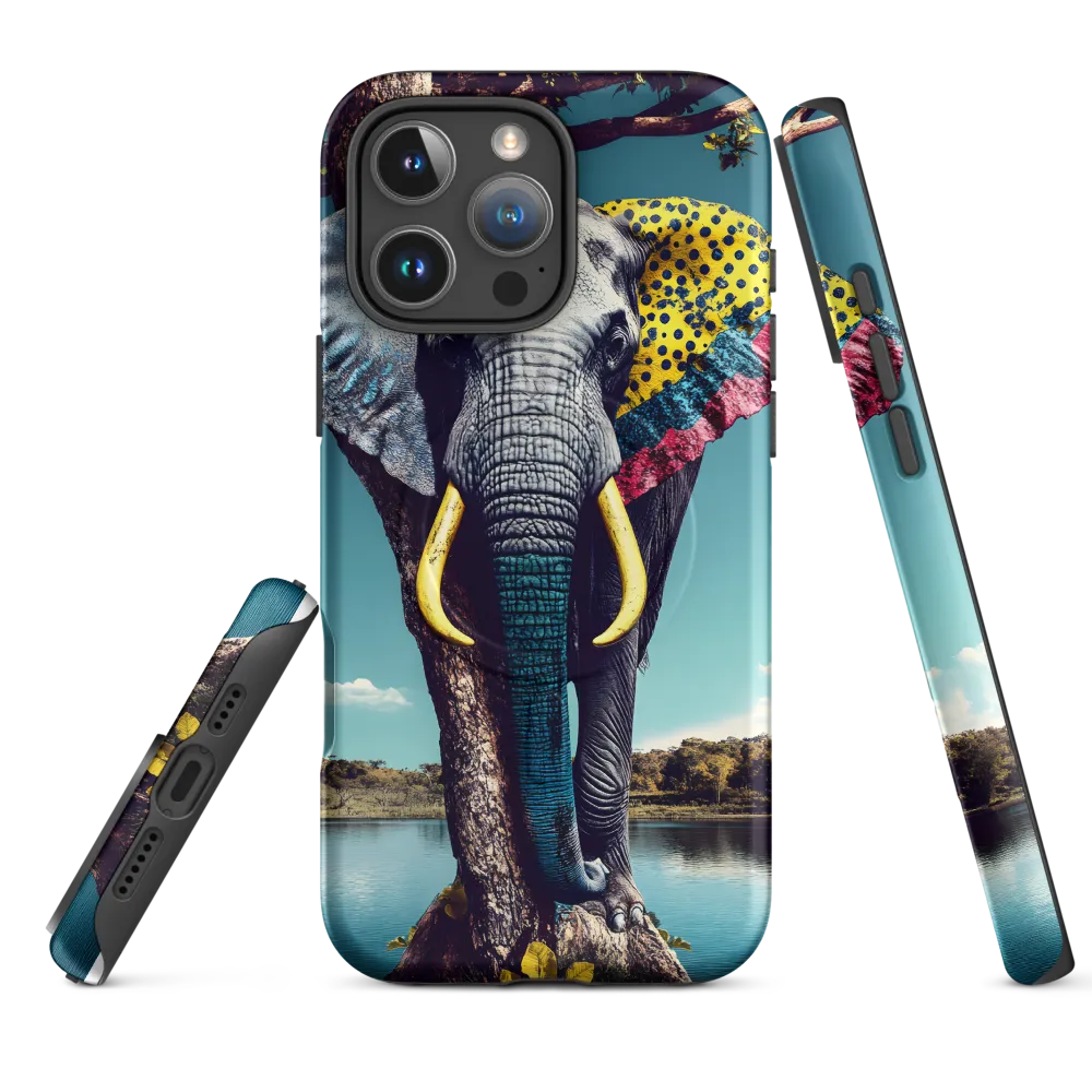 Playful Elegance: The Surreal Elephant