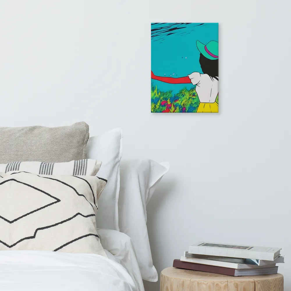 Whimsical Encounter | Canvas | 12″×16″