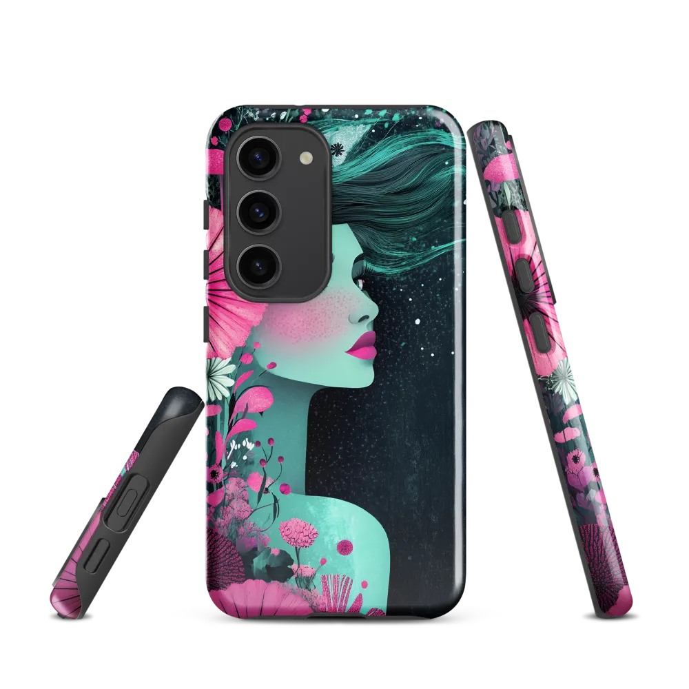Floral Harmony: Portrait of Serenity