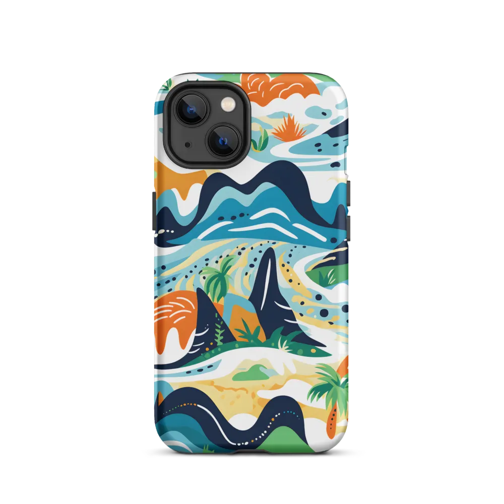 Abstract Tropical Landscape