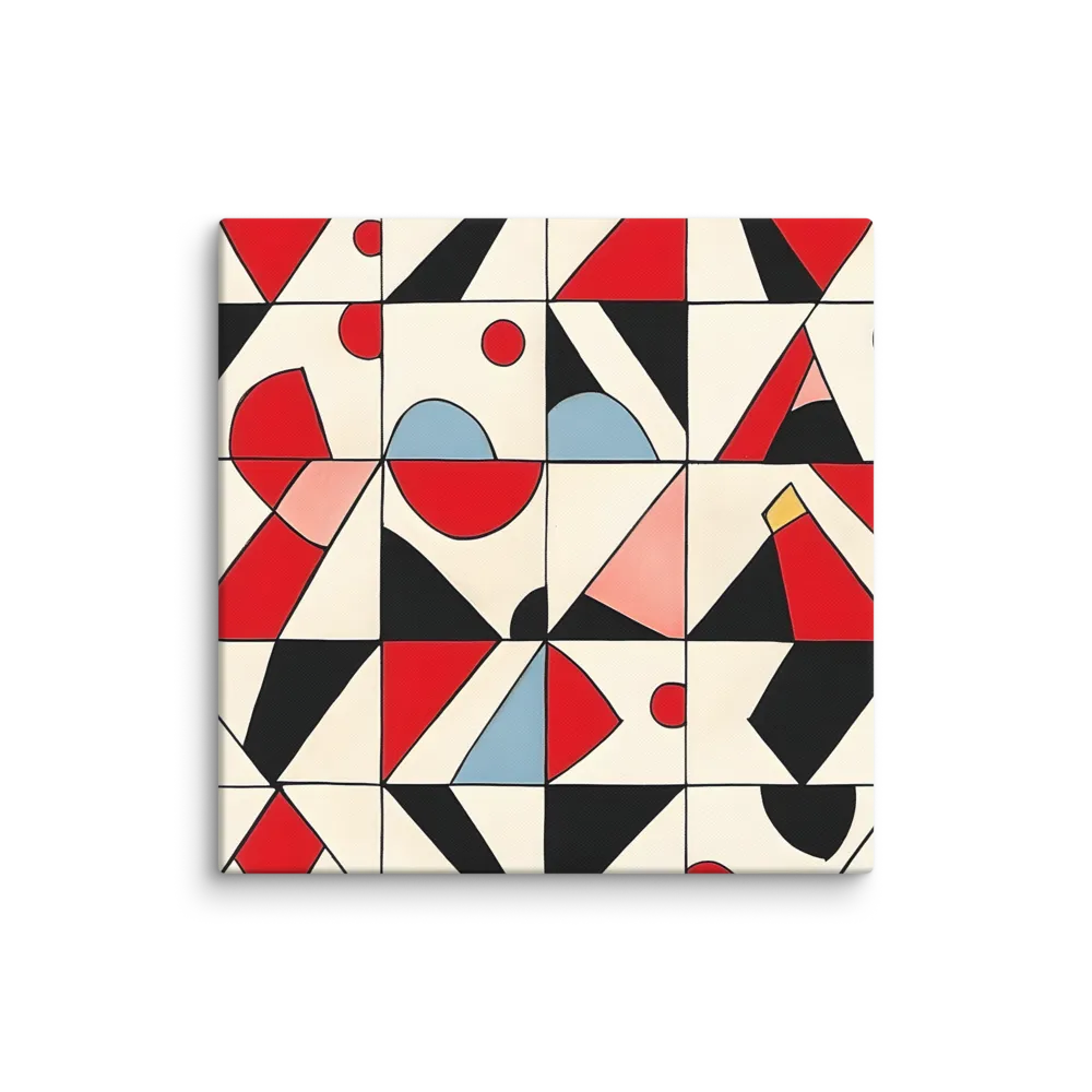 Dynamic Geometric Harmony | Canvas | 32″×32″